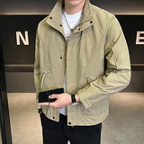 店主风2025年春季新款潮牌外套立领帅气男夹克JK9212-P93控149，男装夹克，电商D240-242