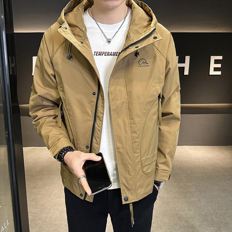 店主风2025年秋季新款潮牌工装冲锋衣帅气外套男夹克JK9190-P90,男装夹克,电商D240-242