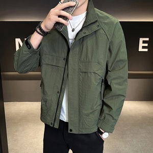 店主风 2025年春季新款潮牌外套立领帅气男夹克JK9211-P93 控149图片
