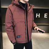 店主风2025秋冬大男士二棉加棉加厚夹克休闲棉服M1121-P120，男装夹克，电商D240-242
