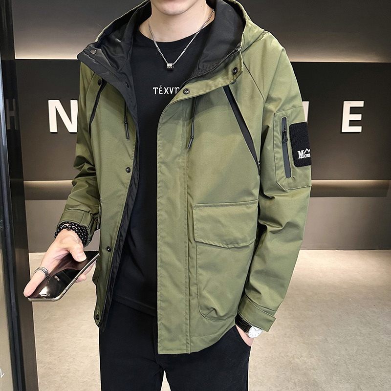 店主风2025年春季新款潮牌工装冲锋衣帅气外套男夹克JK9189-P95,男装夹克,电商D240-242