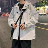 夹克男秋季新款港风宽松连帽大码外套JK2365-P72，男装夹克，星座214-3