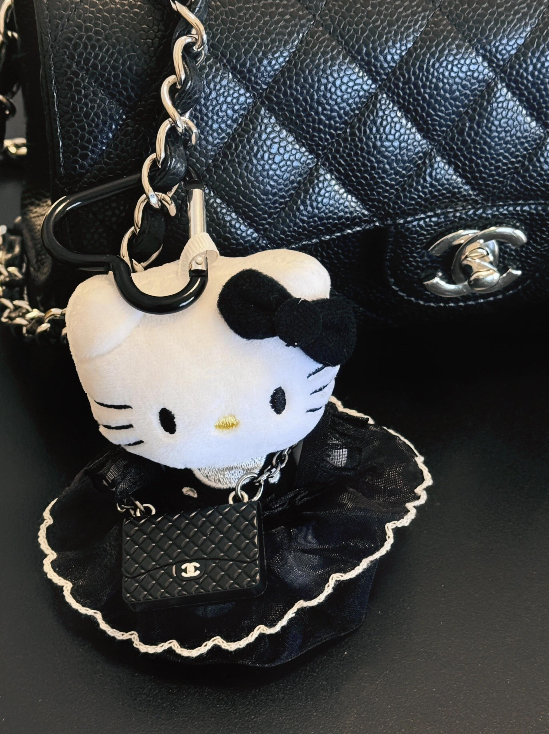 日本中古正版hellokitty包包挂件小香风公仔玩偶书包挂饰钥匙扣