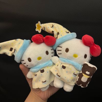 日本中古正版睡衣hellokitty变装玩偶包挂件卡通公仔kt猫包挂