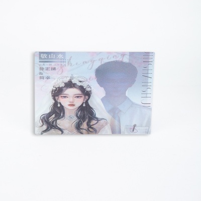 3D光栅动漫卡片升级来图定制