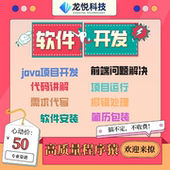 Java前端Python前端问题解决小程序Web软件定制开发调试项目部署