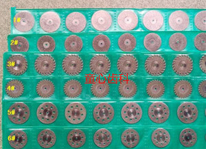 牙科材料  金刚砂沙片-切割片-金钢沙砂片 夹石针 带柄割片 砂片
