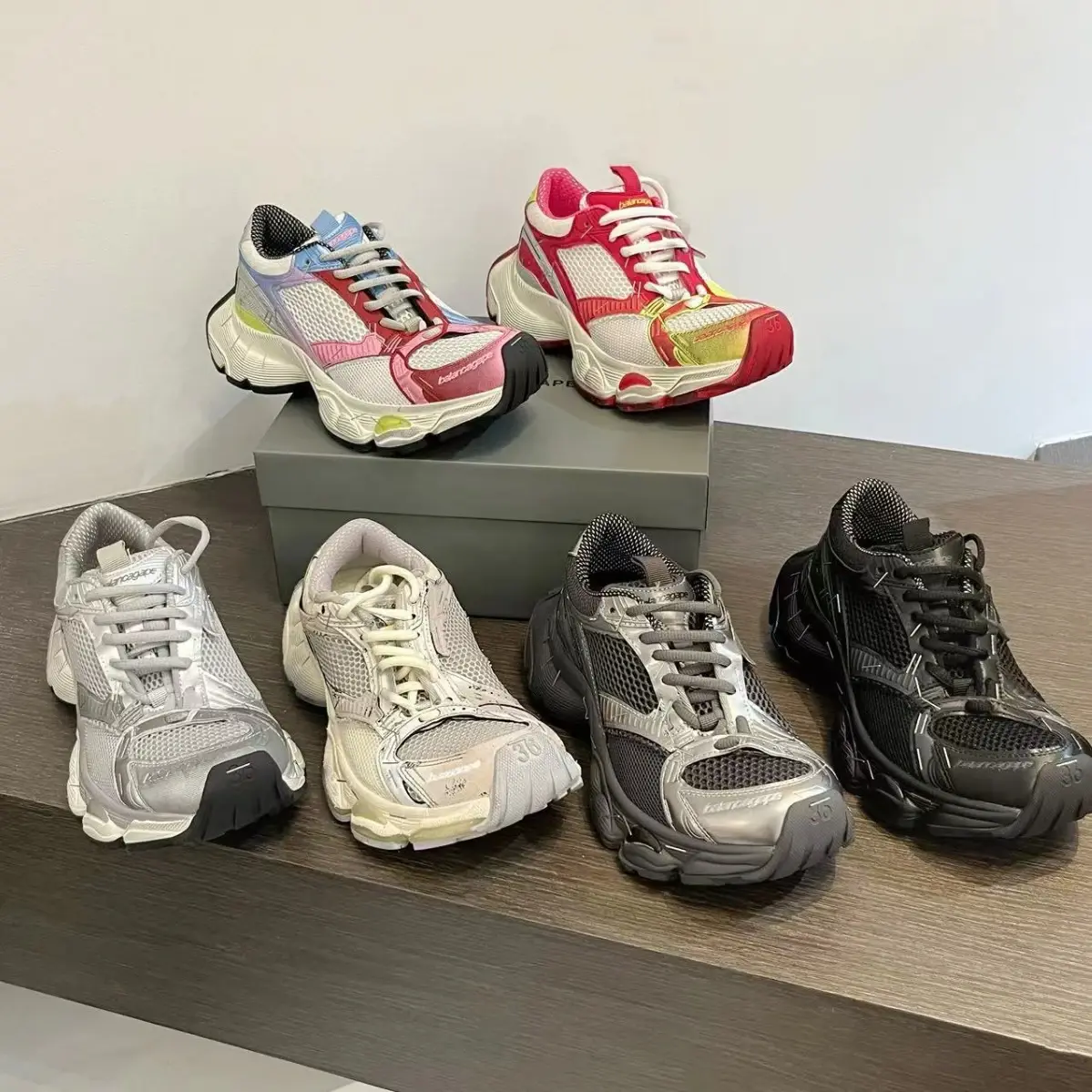 巴黎stapler14代订书机老爹鞋潮男小众11XL炸街情侣厚底运动鞋女