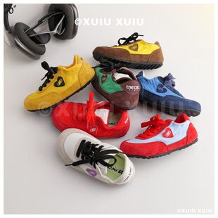 温州鞋 XSHX 魔术贴 透气杜邦复古儿童机能薄底板鞋 缪系OPEN