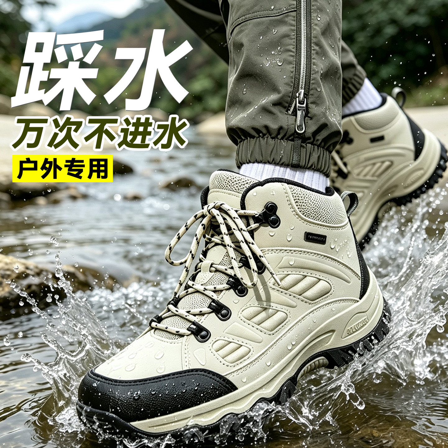 防水防滑户外运动高邦耐磨登山鞋