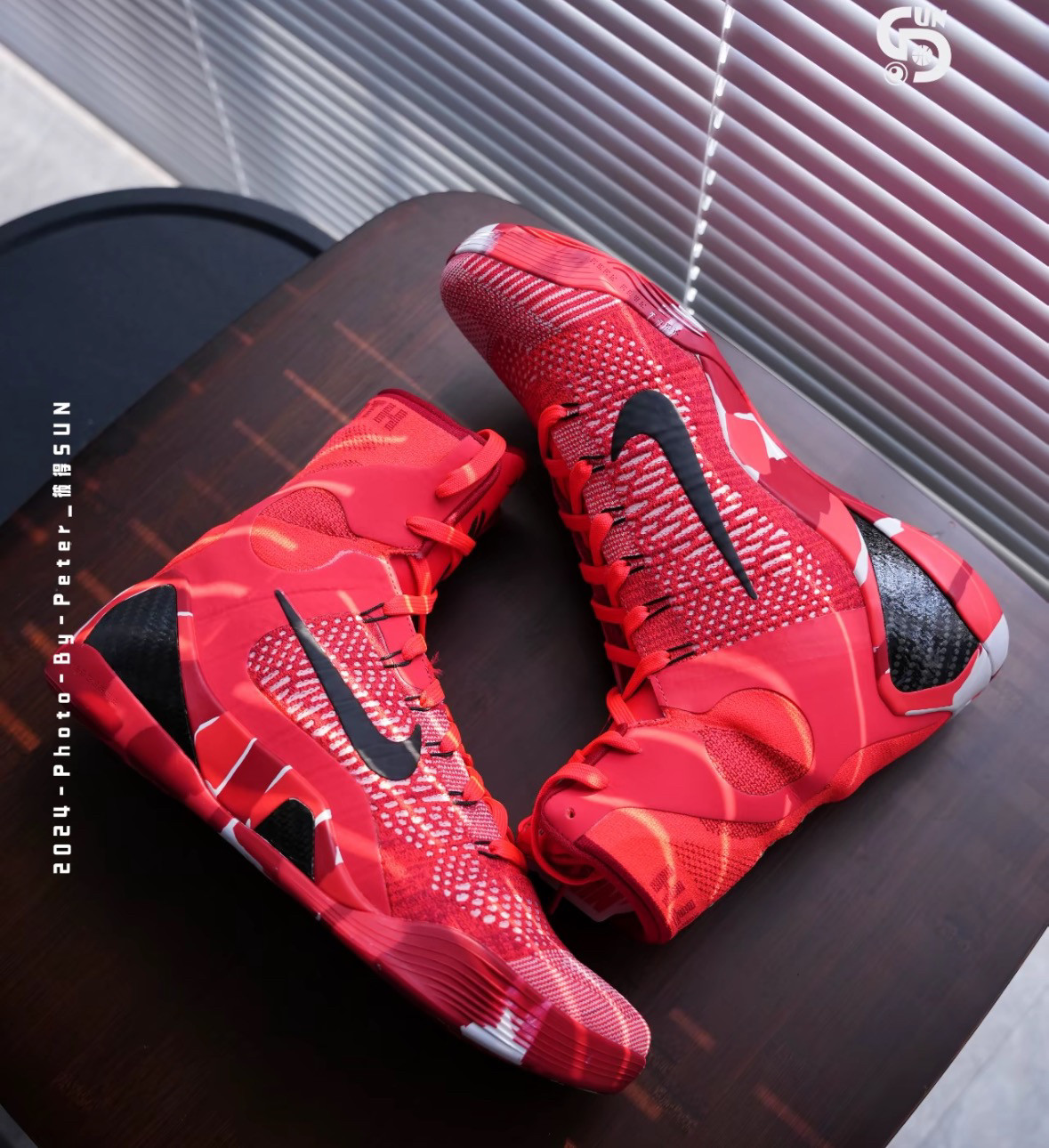KOBE N Ike正品Kobe 9圣诞大战高帮训练经典耐磨篮球鞋FZ7335-600