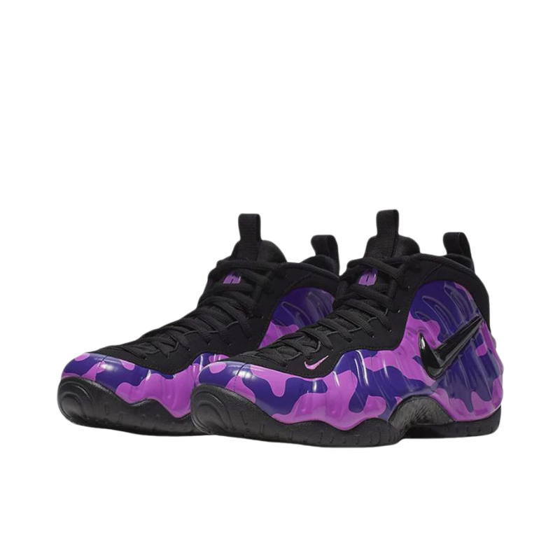 Nik eAir Foamposite Pro篮球鞋喷泡防滑紫迷彩624041-012 江西仓