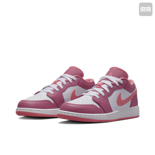 Ai r Jordan 1 Low AJ1粉白草莓熊女鞋复古篮球553560-616江西仓