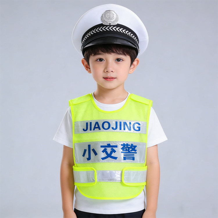 六一儿童节小警察演出服小学生角色扮演幼儿园活动表演小交警套装