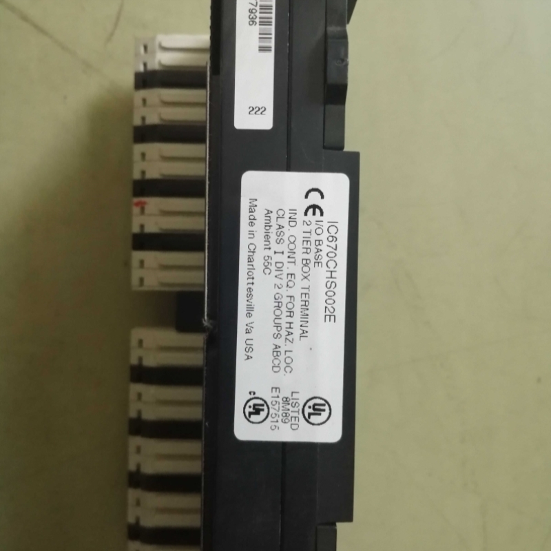 【议价】GE/ALSTOM PLC I/O底座44A735965-001R01库存1个IC670CHS