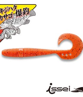 常吉海太郎小弯刀-Paragrub PGB 3.8寸路亚饵海钓软饵卷尾软饵