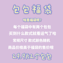 2个包包 少年与花儿包包福袋 款 颜色随机 29.9元 不退不换 式