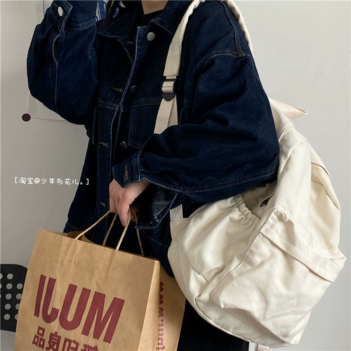 Вместительный и большой ранец, ретро сумка через плечо, рюкзак, в корейском стиле, подходит для студента