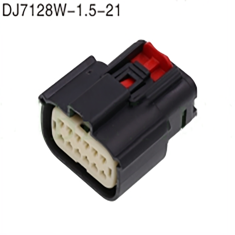 DJ7128W-1.5-21汽车连接器12孔护套防水接插件 线束插头含配件