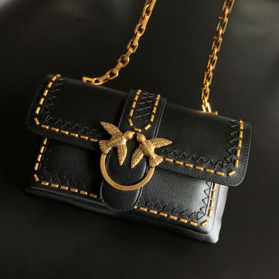 日本ぜいた新款pio同款头层牛皮