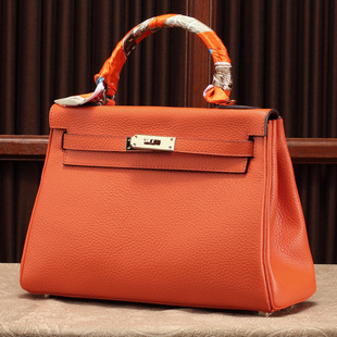 日本ぜいた新款真皮女士包包时尚凯莉包迷你大牌斜挎包高级小众la