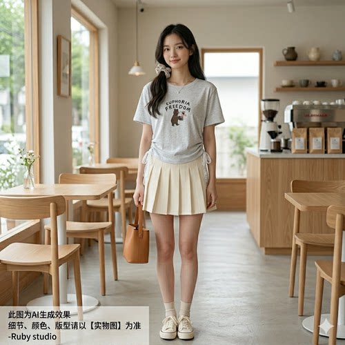 Ruby2026夏季新品韩版圆领卡通