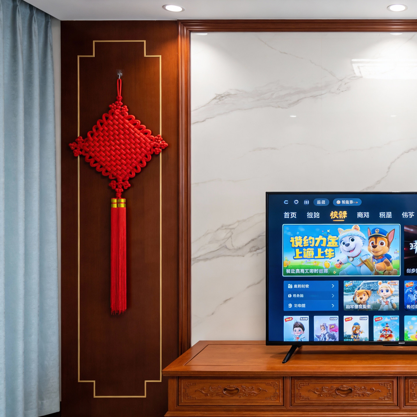 福林结高档手工中国结挂件客厅大中号玄关家居乔迁装饰电视背景墙,特色手工艺,中国结,淘宝优惠券,粉丝福利购,淘宝优惠卷