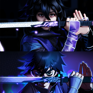 刺客伍六七cos服儿童成人表演服漫展cos服伍67的衣服风衣