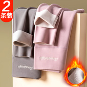 保暖裤 高腰德绒秋裤 打底棉毛裤 加绒加厚羊羔绒无痕线裤 女内穿冬季