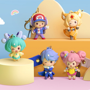 正品王者荣耀挂件小乔鲁班蔡文姬卡通钥匙扣送男女生朋友圣诞礼物