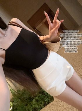 JAMAIS VU【镇店好版型】口碑回购率！贵质感 高腰弹力短裤巨好搭