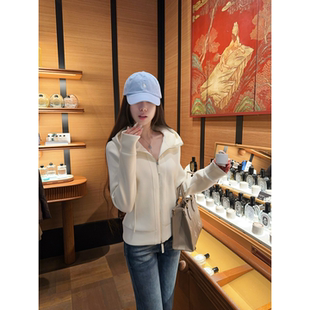 JAMAIS VU【Highline系列】奢牌质感!素净贵女 羊毛卫衣外套秋冬