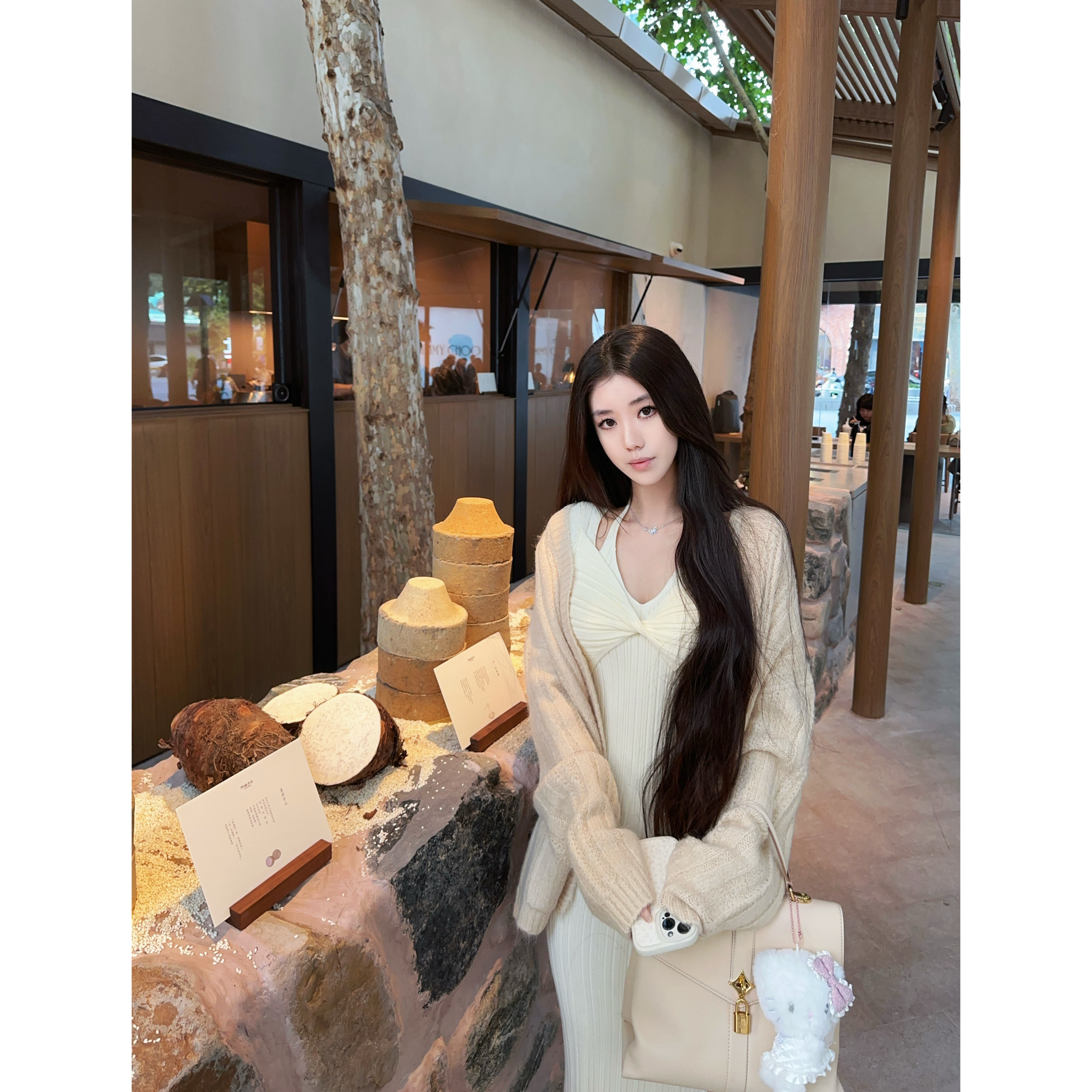 JAMAIS VU【玉软香柔姐姐】满分舒适！加厚内搭连衣裙 羊毛开衫冬