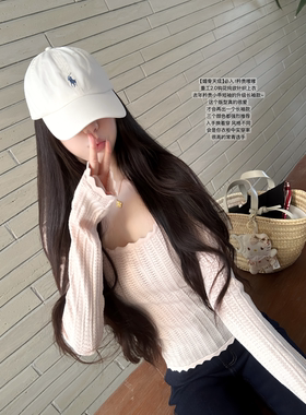 JAMAIS VU【媚骨天成】必入！矜贵嗲嗲重工2.0钩花纯欲针织上衣春