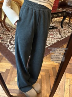 JAMAIS VU【年度来件成分党】力荐羊毛醋酸品质 高腰休闲直筒裤子