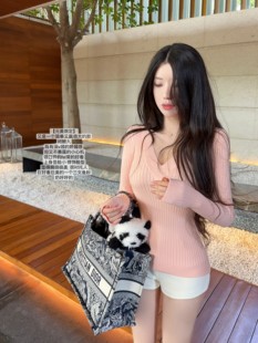 元 显瘦V领质感针织长袖 英限定 型巨牛 上衣春新款 胸大腰细版