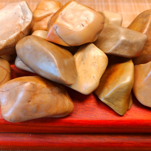 新疆天然戈壁石泥石原石花盆鱼缸造景手把件真石头2-4公分随机