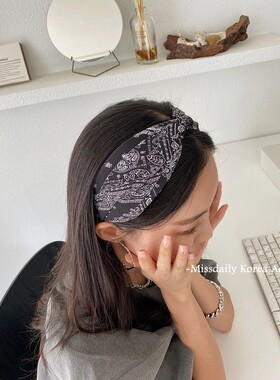 包邮发箍女复古宽边度假ins出游