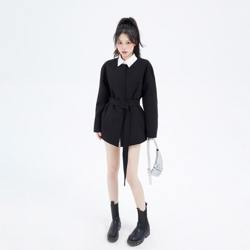 seefire涤纶中短款韩剧辣妹