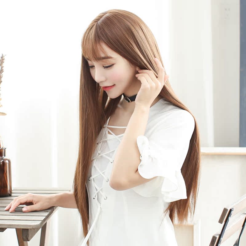 Perruque Long cheveux raides - Ref 2608094 Image 4