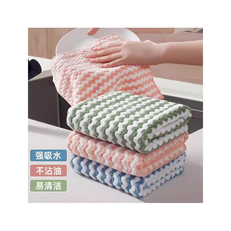 抹布吸水洗碗布厨房专用沾油不易掉毛毛巾加厚擦桌子百洁布,家庭/个人清洁工具,一次性抹布,淘宝优惠券,粉丝福利购,淘宝优惠卷