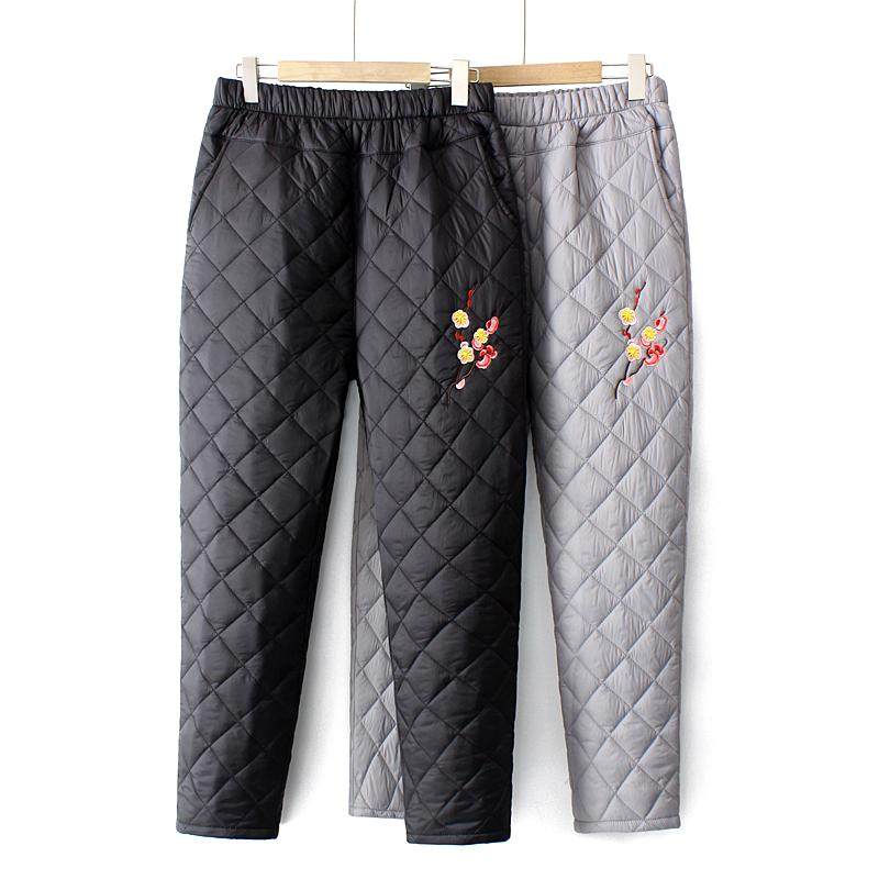 中老年轻薄羽绒棉裤外穿女大码高腰加肥妈妈装内搭保暖老寒腿冬季,女装/女士精品,棉裤/羽绒裤,淘宝优惠券,粉丝福利购,淘宝优惠卷