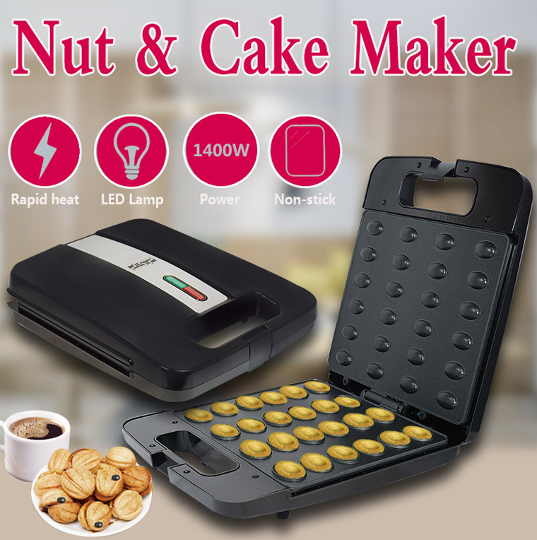 nut cake waffle sandwich maker baking toaster三明治坚果机