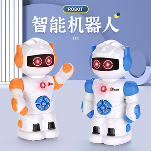 电动跳舞机器人旋转会唱歌玩具 智能儿童男孩2-3-4岁宝宝音乐故事