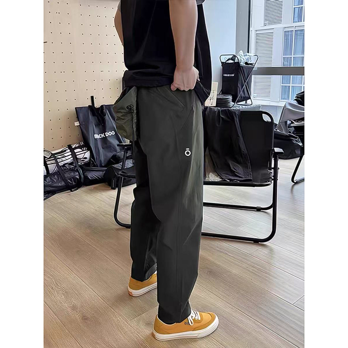 美式机能O标工装裤男款秋季防风防水软壳冲锋裤户外徒步登山裤子图片
