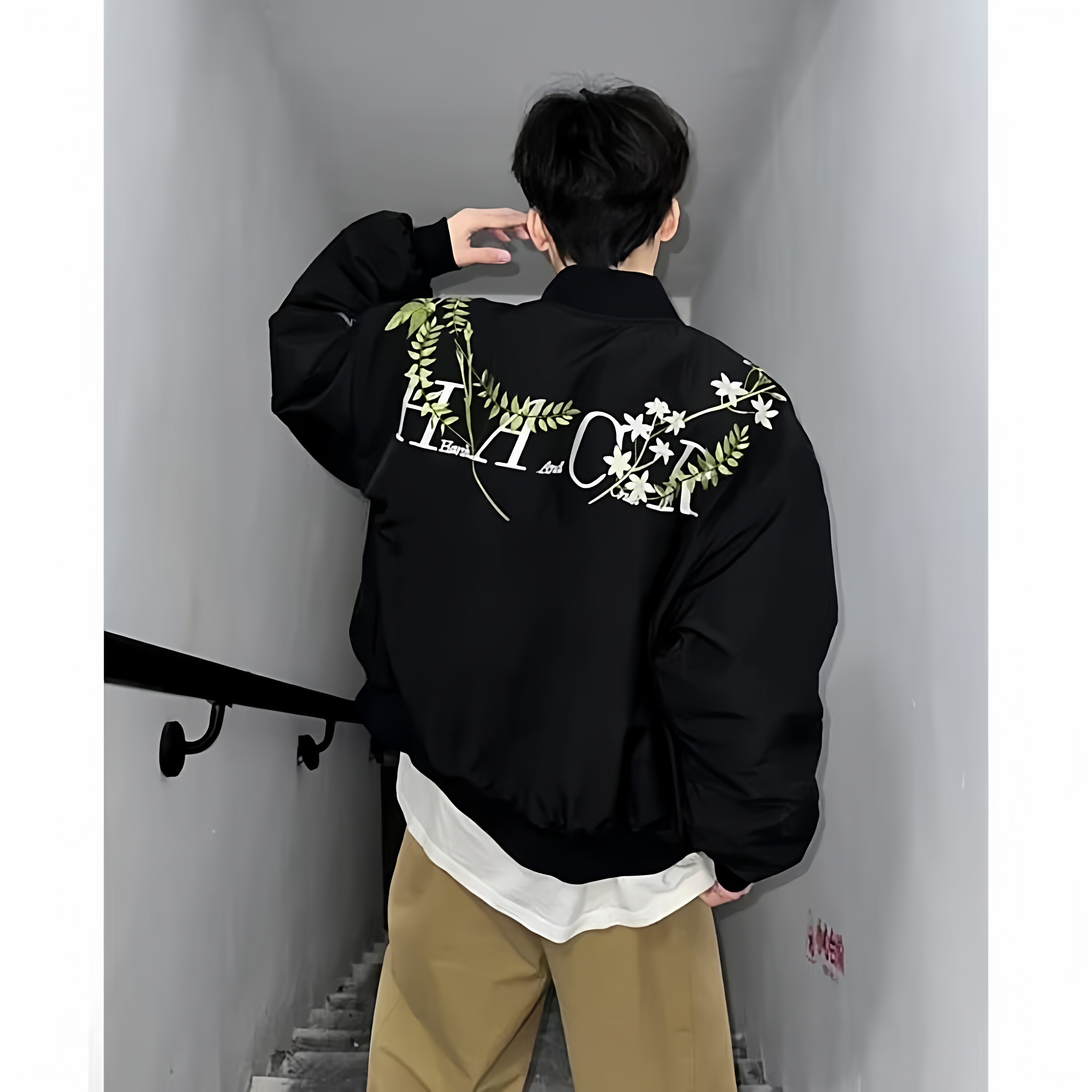 网图现货美式宽松刺绣棒球服防水夹克男JK505/P70,男装夹克,星座205-3