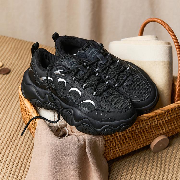 安踏关晓彤同款流萤透气厚底休闲老爹鞋女夏运动鞋122518853