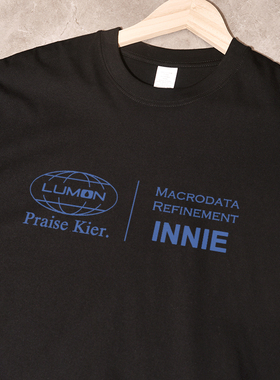 人生切割术周边OUTIE INNIE新款短袖t恤宽松休闲纯棉百搭男女情侣