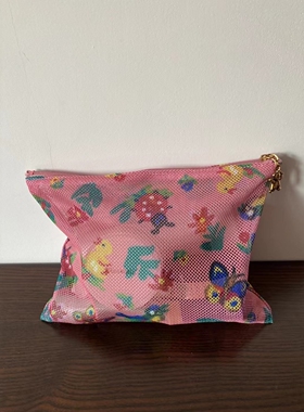 日单网纱包，收纳包化妆品包/到手4件套