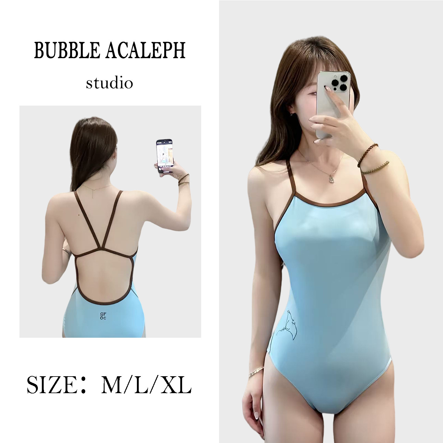 连体泳衣女款三角竞速性感纯色游泳馆专用时尚修身学生温泉游泳衣